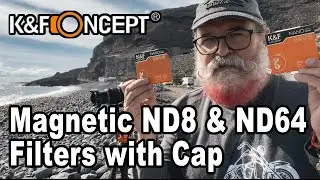 ND8 and ND64 magnetíc filters with cap By K&F Concept - IN ENGLISH