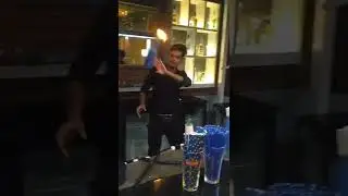 FIRE JUGGLING -ONE BOTTLE RESTAURANT - TAP HOUSE 2.O LOCATION - ELECTRONIC CITY phase 2