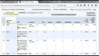 Manage FBA Inventory - Building a Used Book Selling Business on Amazon