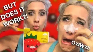 FIRST IMPRESSION Tony Moly Strawberry Nose Pack 3 STEP KIT review