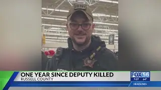 One-year anniversary since Russell County deputy killed in line of duty