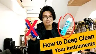 How to Deep Clean your Bass Guitar like a pro (without power tools) tagalog