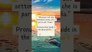 Italian Phrase of the Day 🎉Speak with confidence! #languagelearning  #learnitalian