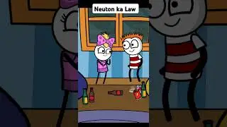 Newton Ka Law #ytshorts #funnyvideo #shorts