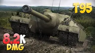 T95 - 6 Kills 8.2K DMG - Мясистый! - Мир Танков