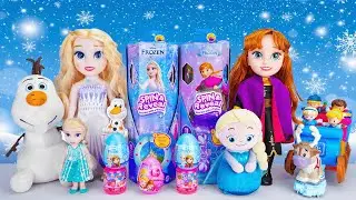 Disney Frozen Toys Collection Unboxing | Disney Princess Spin & Reveal Anna & Elsa Doll | Mattel