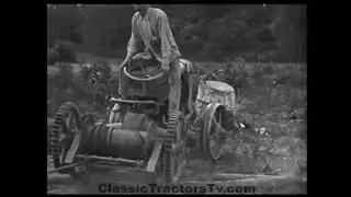 100 Years Ago! Pulling Tree Stumps With Modified Fordson Tractor