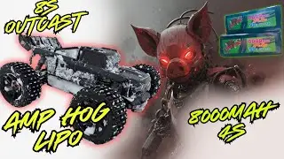 OUTCAST 8S MAX 5 G2 , M2C ESC MOUNT  INSTALL | 4S AMP HOG LIPO OVERVIEW!! 