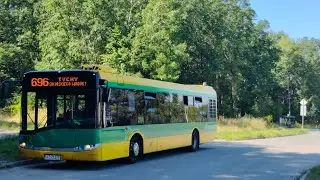 [Linia 696] Tychy Towarowa - Wilkowyje Obywatelska (Solaris Urbino 12)  Cz. 2/2