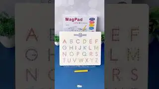 Magnetic Alphabet Tracing Board | 2-in-1 Fun Learning Toy for Kids!