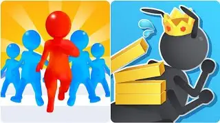 Tiny run vs Count master 3d🔵🟣🟢Max Update Gameplay ZA1A