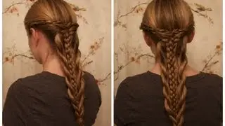 The White Queen Inspired Hair: Anne Neville's Five Strand & Rope Braid.