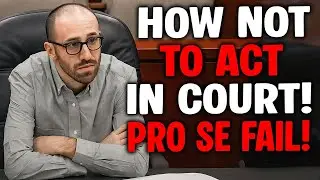 Career Criminal Risks It All and Loses BIG! Pro Se Disaster!