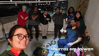 churrasco em TAIWAN + nosso novo DJI MIC MINI 🍖🎤🇹🇼