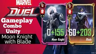 Marvel Duel | Build Combo Unity Blade with Moon Knight Multiverse 