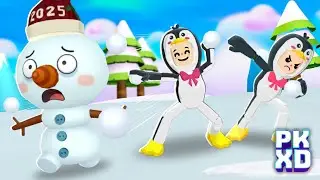 Пингвины вторглись в PK XD!🐧