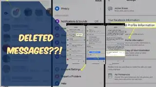 HOW TO RETRIEVE DELETED MESSAGES ON FACEBOOK MESSENGER USING CELLPHONE