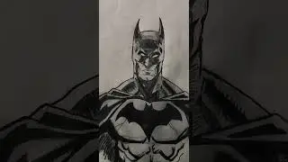 I Drew Batman 🦇 | Dark Knight Pencil Sketch #batman #pencildrawing #dccomics