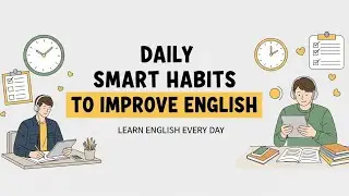 Daily Routines || Daily smart Habits to Improve Your English || Bookish English #learn  #tutorial