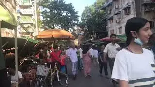 Exploring A Bustling Community Neighborhood in Yangon 🇲🇲