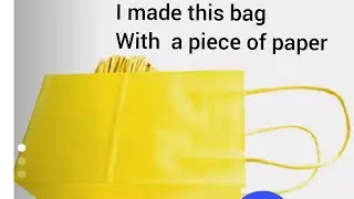 turn this paper to bag easy diy giftbag