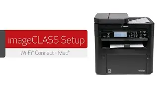 Canon imageCLASS 6-линейный сенсорный интерфейс с простой беспроводной настройкой для Windows
