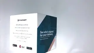 Fixfast pop up box direct mail piece - demo video