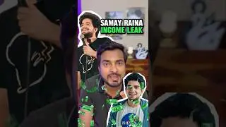 Samay Raina Income💸🔥 #samayraina #standupcomedy #chess #shorts #trendingshorts
