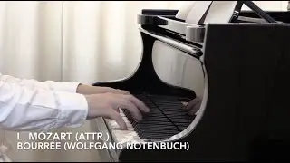 L. MOZART :: Bourr&eacute;e in E minor :: Piano Exam