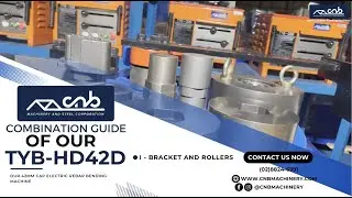 Electric Rebar Bender 42mm Cap : TYB-HD42D Guide to Roller and Collar Jig Combinations