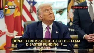 Donald Trump tried to cut off FEMA disaster funding if states no longer do business with Israel!