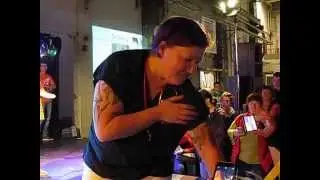Geocoinfest Eindhoven 2015 - Human Travel Bug Dr Donna