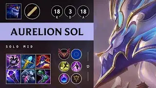 Aurelion Sol Mid vs Taliyah - EUW Grandmaster Patch 25.14