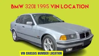 BMW's 320i 1995 VIN Chassis Number Location #viral VIN chassis number location