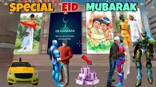 Eid Mubarak Update In Rope Hero Vice Town | Rope Hero Full Gameplay Hindi | Black Spider 2.0