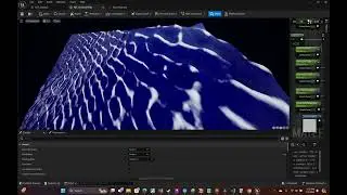 Depth modified Gerstner waves with FBM and crest masking implemented