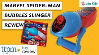 Marvel Spider-Man Bubble Slinger Bubble Toy Review from Little Kids, Inc.