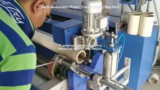 Semi Automatic Paper Core Cutting Machine