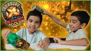 TREASURE X SUNKEN GOLD BOTTLE SMASH | Smashing Gold Treasure Bottle | Moose Toys