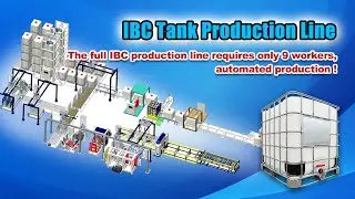 IBC full production line IBC tank blow molding machine 1000 liter