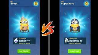 Scout Minion Vs Superhero Minion Despicable Me Minion Rush School Project Mission