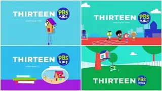 Thirteen PBS Kids Station IDs with New logo Complication (2023)