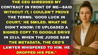 The CEO Shredded My Contract  The Judge Shredded His Defense |  #CorporateCheckmate