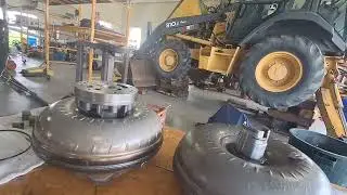 Part 2 John Deere 310J 310 Backhoe transmission problem brake will not release, no flow  filter off