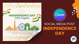 Independence Day Social Media Post | Canva Social Media Post | Canva Hindi | #independenceday2025