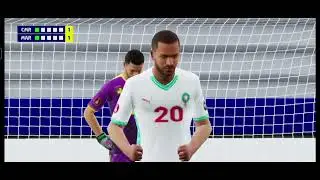CAMEROON VS MOROCCO - Penalty Shootout #pes2025 #football #penaltykick #sports #gameplay 