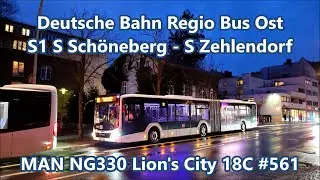 DB Regio Bus Ost - MAN NG360 Lion's City 18C EfficientHybrid #561, Linie SEV-S1