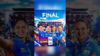 WPL 2025 FINAL MI VS DC 15 MARCH #wpl #wplfinal #miwvsdelw