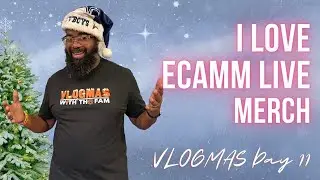 VLOGMAS Day 11 | I Love Ecamm Live Merch | #mrrileysworld #vlogmas2021 #pressnsow #ecammlivemerch
