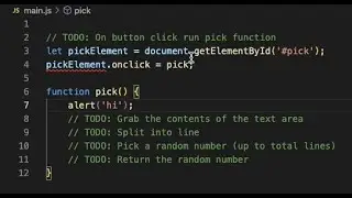 Coding a Raffle Winner Picker in JavaScript - S1 E4